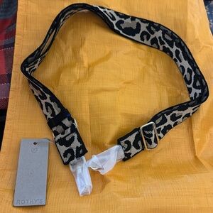 Rothy’s purse/bag strap. New w/tag. Leopard print.